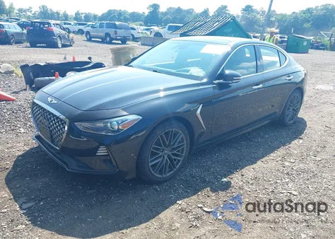 2019 Genesis G70 2.0T Advanced из США, поврежденный, VIN KMTG44LA1KU031625